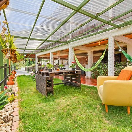 Cabana Tipo Glamping Savieza Life Experience Nemocon Buitenkant foto