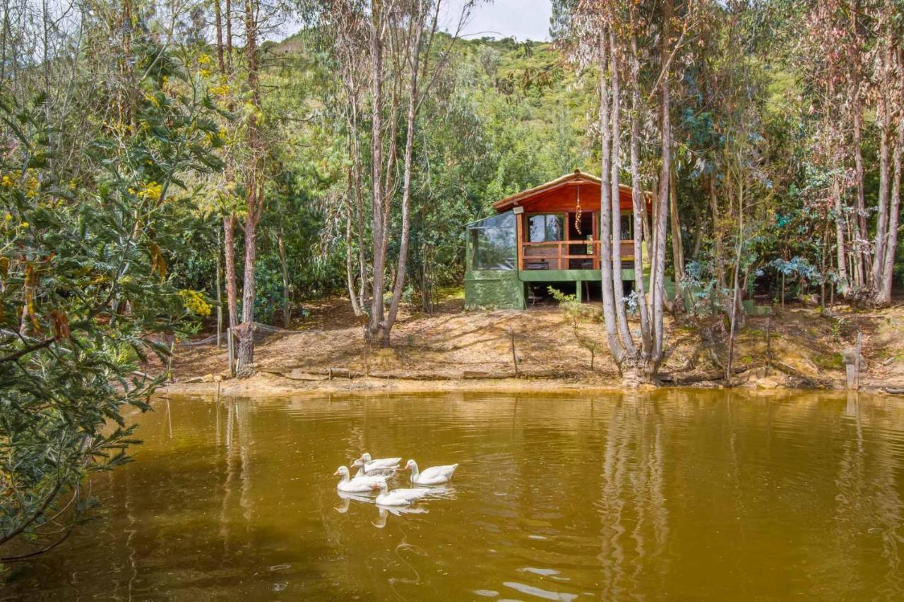 Cabana Tipo Glamping Savieza Life Experience Nemocon Buitenkant foto