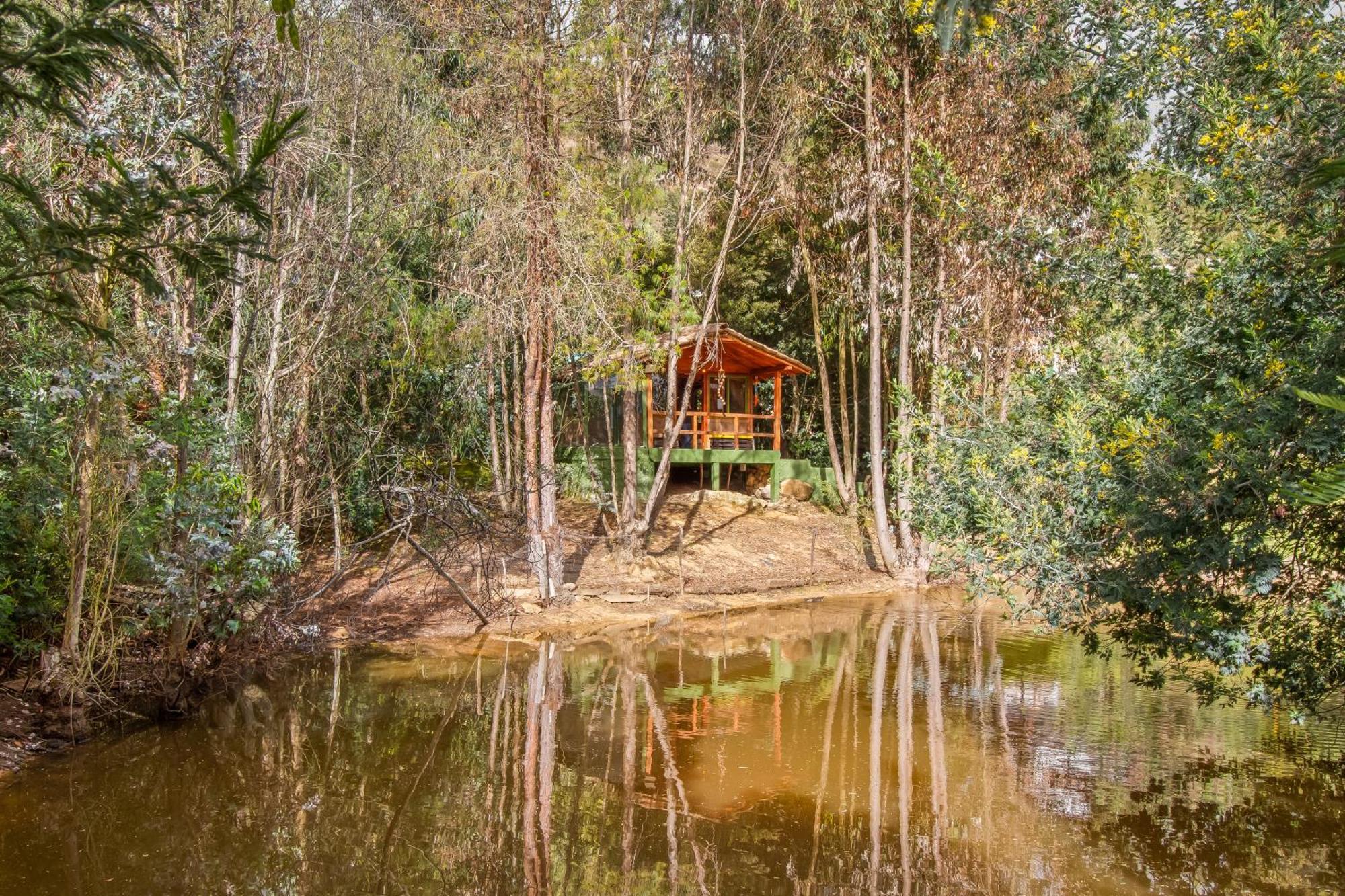 Cabana Tipo Glamping Savieza Life Experience Nemocon Buitenkant foto