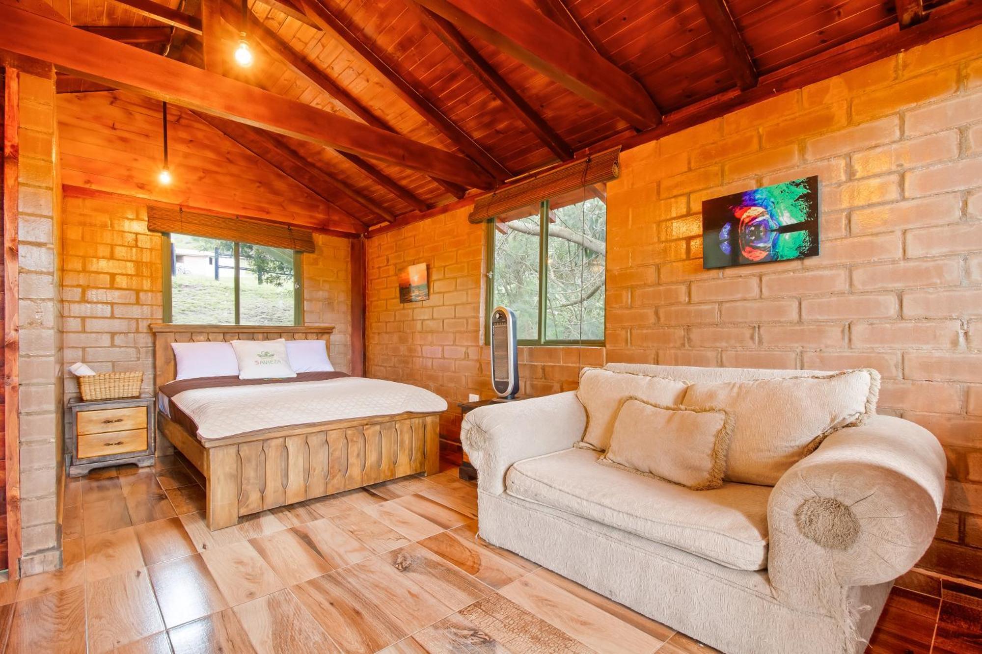 Cabana Tipo Glamping Savieza Life Experience Nemocon Buitenkant foto
